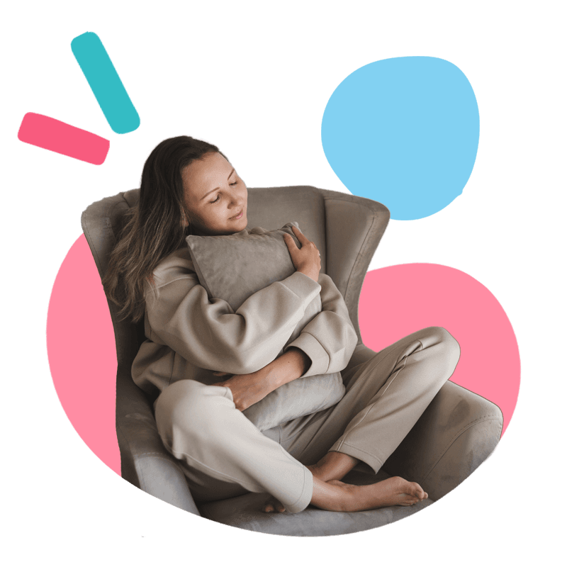 Woman in loungewear