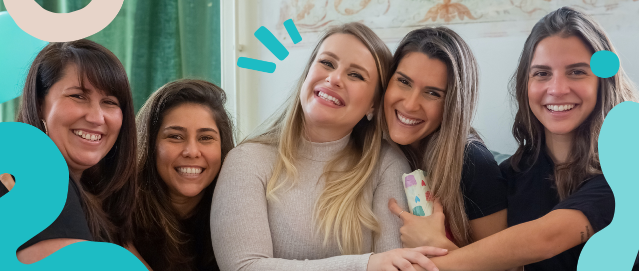 Group of women at baby shower