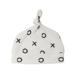 Image showing the Bamboo Hat & Swaddle Gift Set, Hugs & Kisses product.
