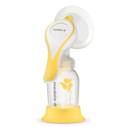 Image showing the Harmony Flex Manual Breast Pump, Yellow product.