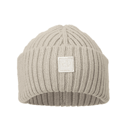 Image showing the Wool Beanie, 0 - 6 Months, Lily White product.