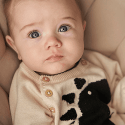 Image showing the Knitted Dino Jumper, 3 - 6 Months, Natural White product.