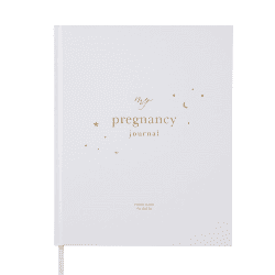 Image showing the My Pregnancy Journal, White product.