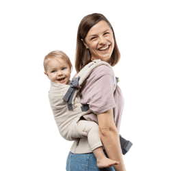 Image showing the Boba X Linen Baby Carrier, Beige Pampas product.