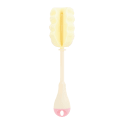 Image showing the 3 Piece Bottle & Teat Brush Set, Pink product.