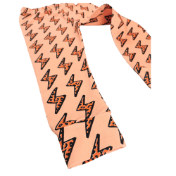 Image showing the Leggings, 0 - 6 Months, Lightning Bolts Orange product.