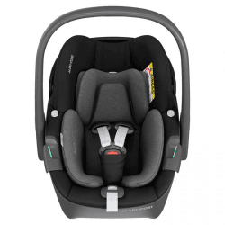 Image showing the Pebble 360 Baby Car Seat with 360° Rotation, Essential Black product.