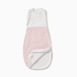 Image showing the Newborn Swaddle Bag, Blush Stripe product.