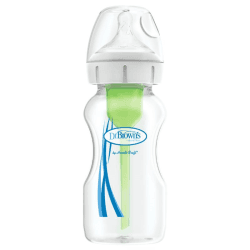 Image showing the Options+ Pack of 2 Baby Bottles, 270ml product.