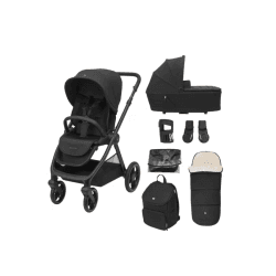 Image showing the Oxford Essential 7 Piece Travel System Bundle, Twillic Black product.