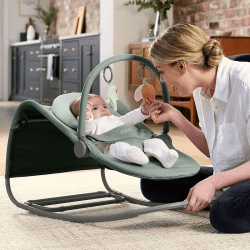 Image showing the Tempo 2 in 1 Baby Bouncer and Rocker, Ivy product.