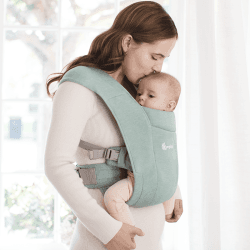 Image showing the Embrace Newborn Baby Carrier, Jade product.
