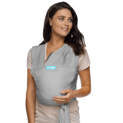 Image showing the Classic Baby Sling Wrap, Grey product.