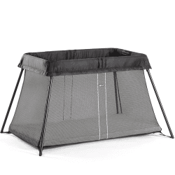 Image showing the Light Travel Cot, Black product.