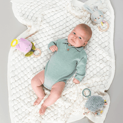 Image showing the Urban Garden Spike Hedgehog Rattle, Multi product.