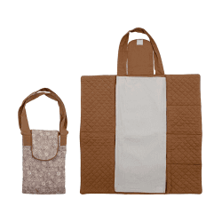 Image showing the Thanne Cotton Changing Mat, Brown product.