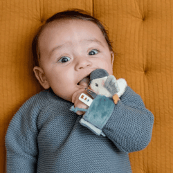 Image showing the Sailors Bay Rattle Bracelet, Blue product.