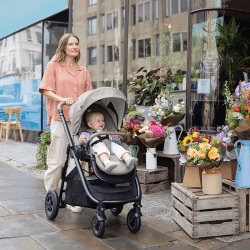 Image showing the Versatrax Pushchair, Pebble product.