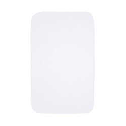 Image showing the Pack of 2 Crib Fitted Sheets, Essentials White product.