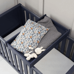 Image showing the Tivoli Cot Top Changer, Navy product.
