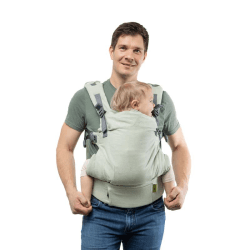 Image showing the Boba X Linen Baby Carrier, Willow product.