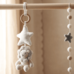 Image showing the Lenny Lion Jitter Toy, Natural product.