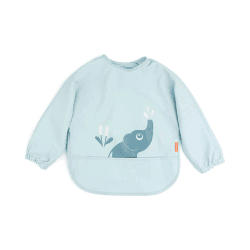 Image showing the Elphee Long Sleeved Pocket Bib, Blue product.
