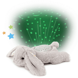 Image showing the Dream Buddies Star Projector Night Light, Grey product.