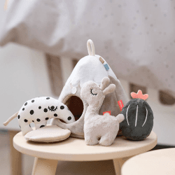 Image showing the Lalee Hide & Seek Mountain Toy, Colour Mix product.