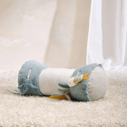 Image showing the Welcome to the World Tummy Time Roll, Blue product.