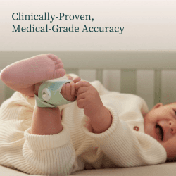 Image showing the Dream Sock Smart Baby Monitor, Dusty Rose product.