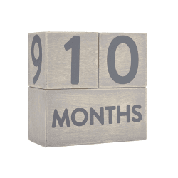 Image showing the Wooden Age Blocks, Grey product.
