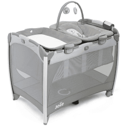 Image showing the Excursion Change & Bounce Travel Cot With Changing Unit & Bouncer, Portrait product.