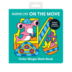 Image showing the Marine Life On The Move Color Magic Bath Book product.