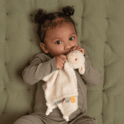 Image showing the Little Farm Sheep Cuddle Cloth Comforter product.