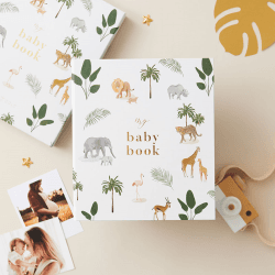 Image showing the My Baby Memory Book, Jungle product.