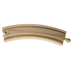 Image showing the Natural Wooden Train Track, Natural product.