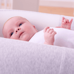 Image showing the Sleep Tight Breathable Baby Nest, Minimal Grey product.