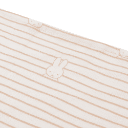 Image showing the Jollein x Miffy Pack of 3 Muslin Cloths, 70 x 70cm, Biscuit product.