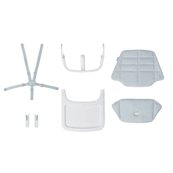 Image showing the Nesta High Chair Toddler Kit, Beyond Sky Grey product.