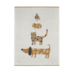 Image showing the Little Mateys Knitted Blanket, GOTS, 80 x 100cm, Royal Blue product.