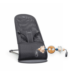 Image showing the Bliss Bouncer & Pastel Toy Bundle, Anthracite product.