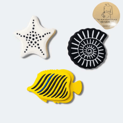 Image showing the Animals Pack of 3 Sensory Bath Toys, Multi Colour product.