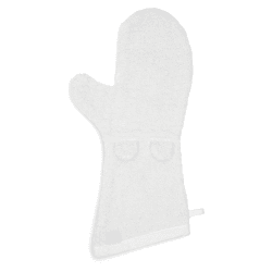Image showing the Terry Bath Mitt with Ears, Ivory product.