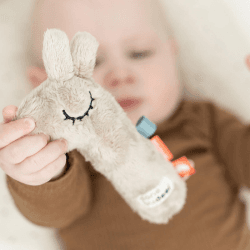 Image showing the Lalee Sqeaker Rattle, Sand product.