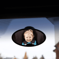 Image showing the Child View Mirror, Black product.