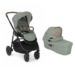 Image showing the Versatrax Pushchair & Carrycot Bundle, Laurel product.