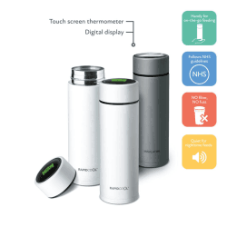 Image showing the RapidCool 5-Piece Baby Bottle Maker Kit, White/Grey product.