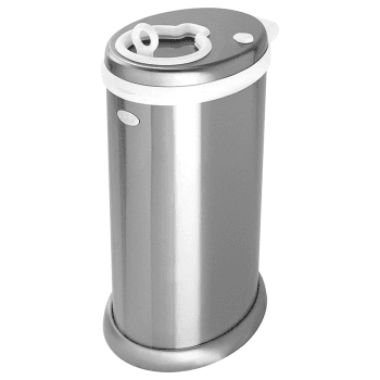 Image showing the Odour-Reducing Nappy Bin, Silver product.