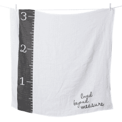Image showing the Milestone Muslin Blanket & Cards Gift Set, Loved Beyond Measure product.